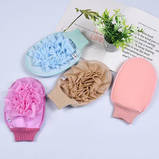 Exfoliation Glove With Loofah