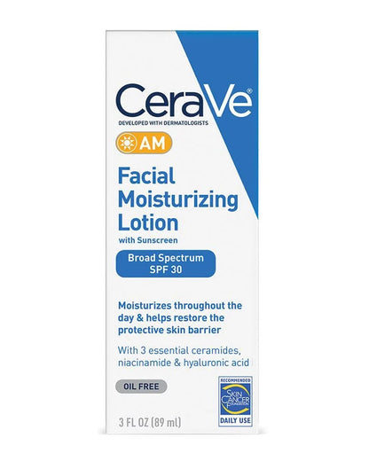 CERAVE AM OIL FREE FACIAL MOISTURIZING LOTION SPF 30 (89ML)