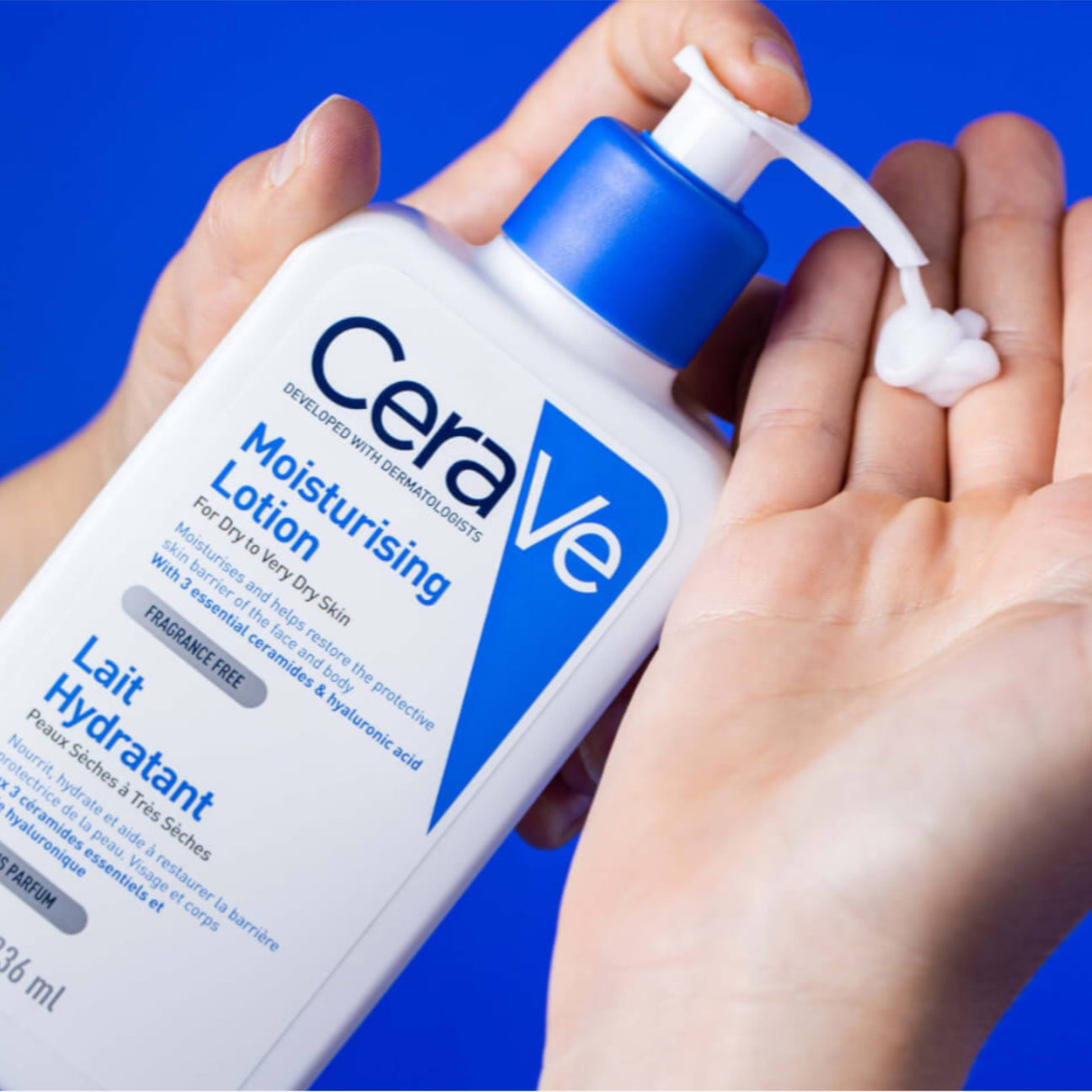 CeraVe Fragrance Free Moisturising Lotion, Dry To Very Dry Skin, 236ml